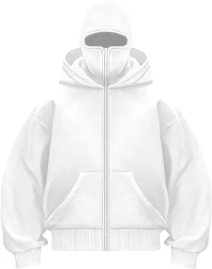 Men Balaclava Hoodie Double Hoodies Face Mask Spring Zip Up Hooded Jackets Ski Hking Fishing Athletic Sweatshirt Coat