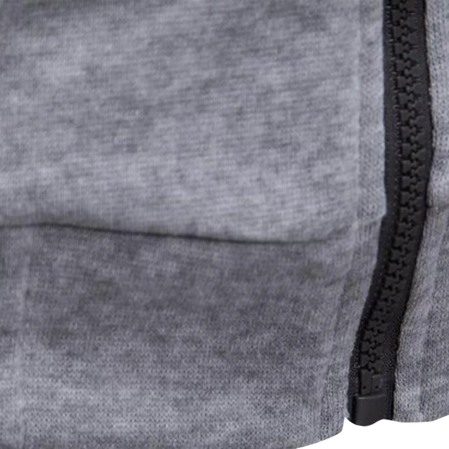 Men's Full Zip Fleece Hoodie Zippered Color Block Hooded Jackets Slim Fit Long Sleeve Lightweight Sweatshirt Fall Tops