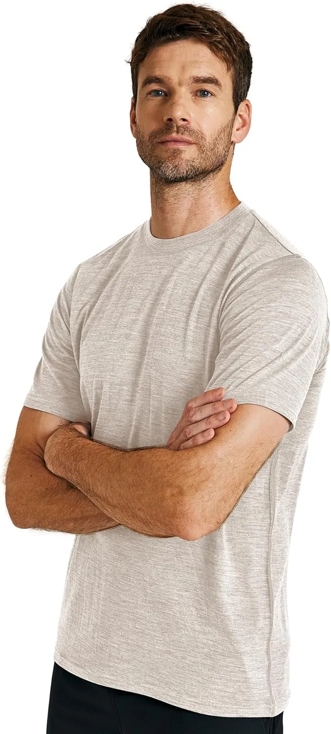 METARINO Men’s Merino Wool T-Shirt Short Sleeve Athletic Tees Lightweight Base Layer Undershirt for Running,Workout