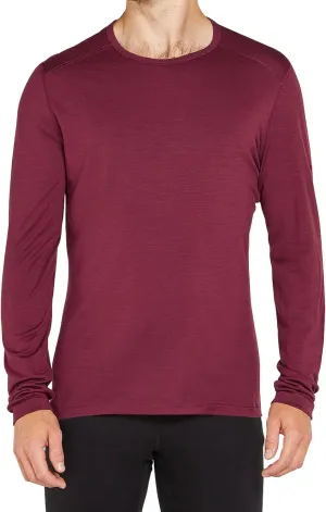 SIORO 100% Merino Wool Base Layer for Men Thermal Underwear Mens Long Sleeve T-Shirt for Hiking Hunting Odor Resistance