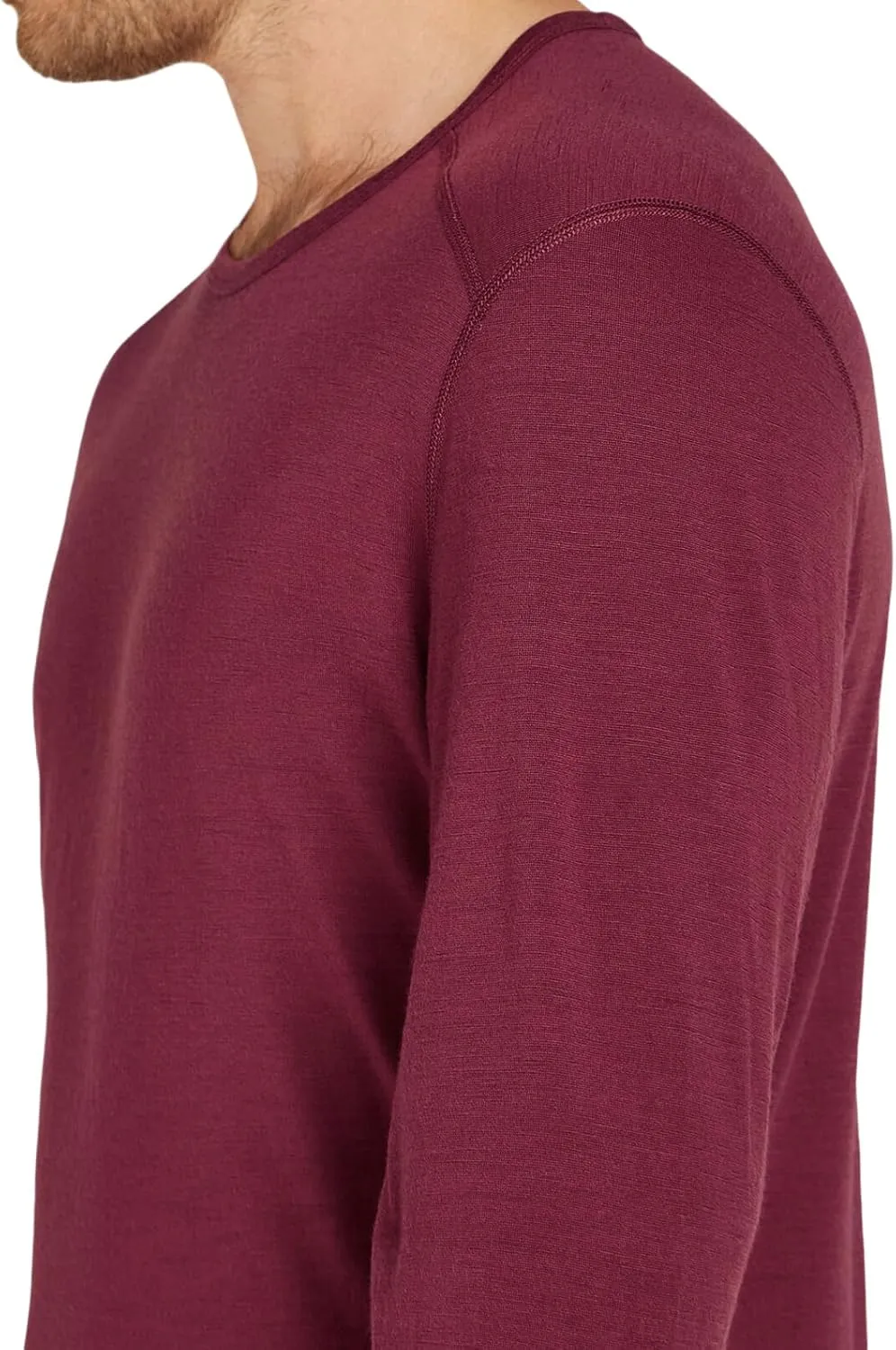 SIORO 100% Merino Wool Base Layer for Men Thermal Underwear Mens Long Sleeve T-Shirt for Hiking Hunting Odor Resistance