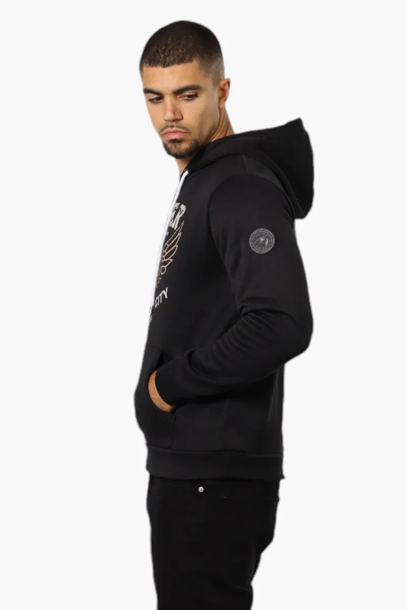 Super Triple Goose Motor City Print Hoodie - Black