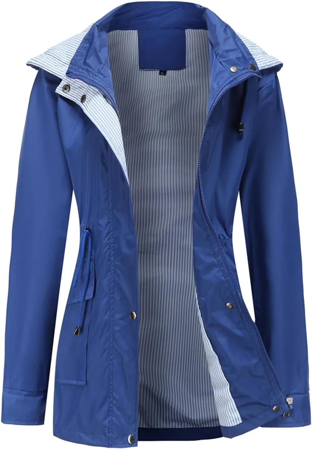 TARIENDY Women Rain Jacket Waterproof Outdoor Sportswear Casual Hiking Jacket Lightweight Travel Outerwear Hooded Raincoat