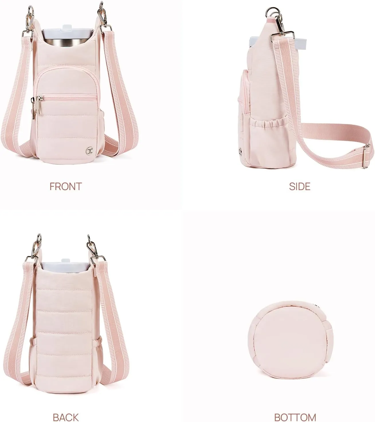 Telena Water Bottle Holder with Strap Crossbody Bags for Women for Walking, Hiking, Cycling
