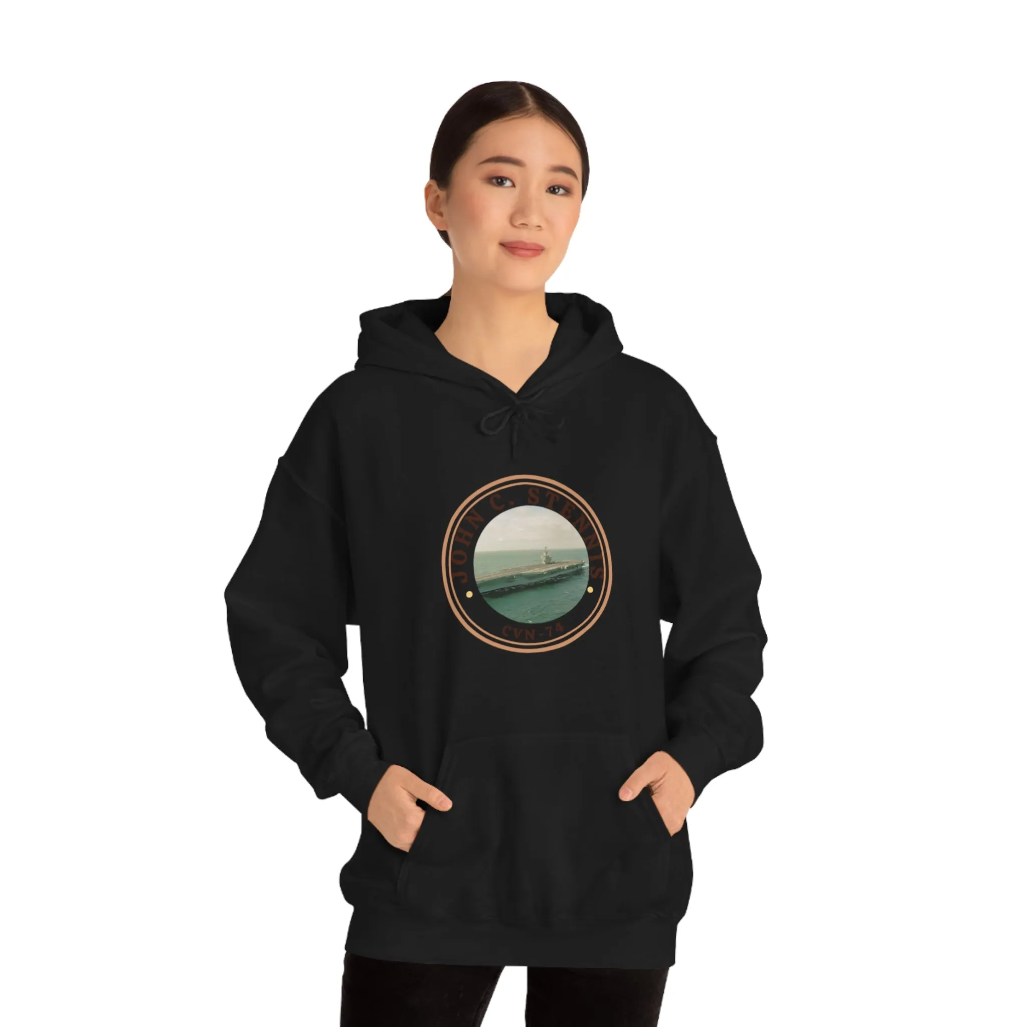 US John C. Stennis United States Ships POD Unisex Heavy Blend Hooded Sweatshirt