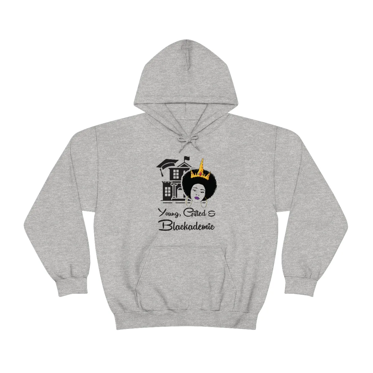 Young, Gifted, and Blackademic Unisex Heavy Blend™ Hooded Sweatshirt